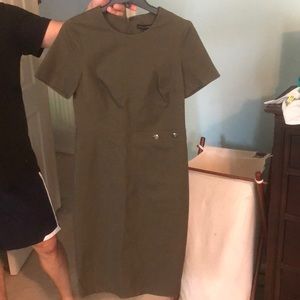 Banana republic green classic dress
